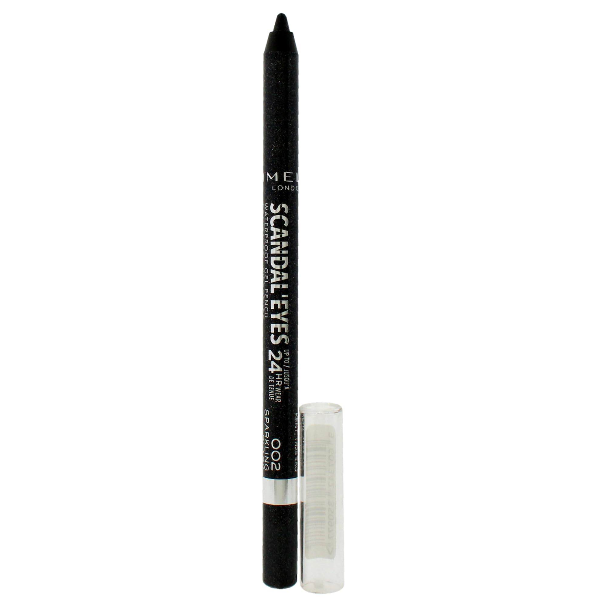 Rimmel London Scandaleyes Waterproof Kohl Kajal Eyeliner Pencil, Intense Color, Long-Wearing, Smudge-Proof, 003, Brown, 0.04oz