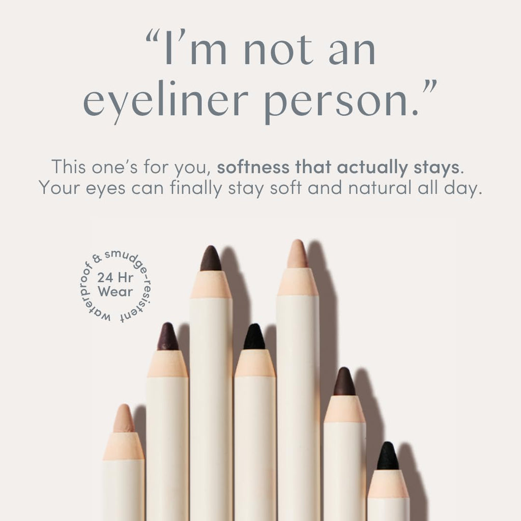 Ravie Beauty Soft Definition Longwear Eyeliner Pencil DRIFT - Soft Blendable Waterproof Smudge Resistant Natural Everyday Eye Liner - Vegan Cruelty Free Clean Formula