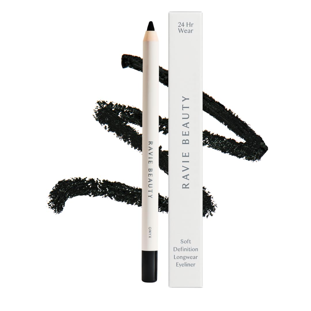 Ravie Beauty Soft Definition Longwear Eyeliner Pencil DRIFT - Soft Blendable Waterproof Smudge Resistant Natural Everyday Eye Liner - Vegan Cruelty Free Clean Formula