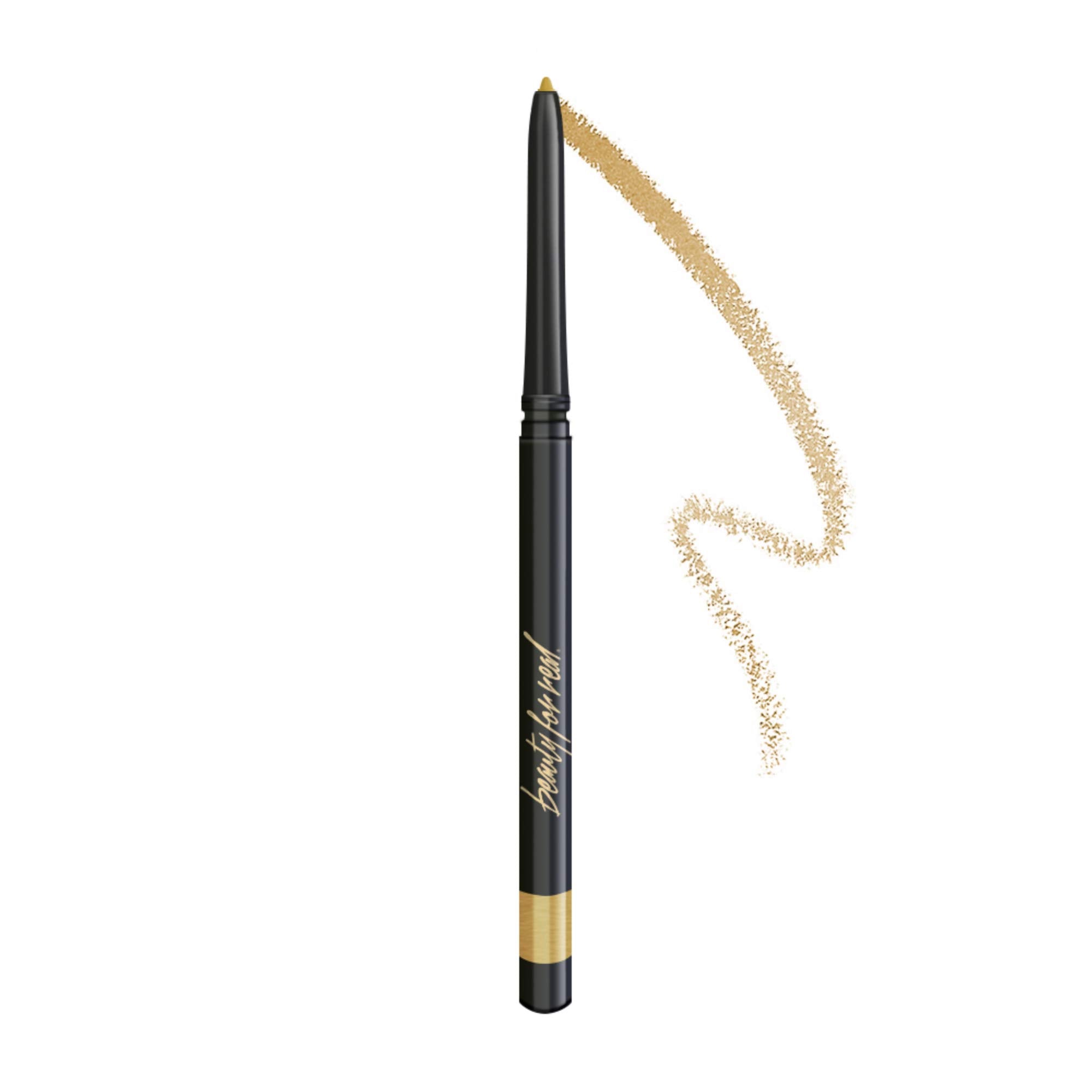 Beauty For Real I-Line 24-7 Eyeliner, Heaven’s Door - Rose Gold Pink Shimmer - Long-Wearing, Waterproof Gel Formula - Safe for Sensitive Eyes & Contact Lens Wearers - 0.01 oz